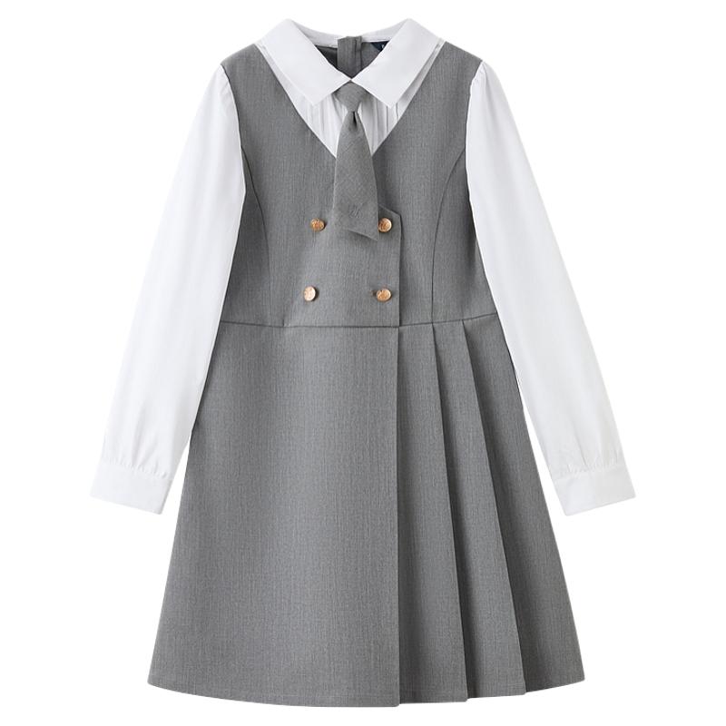 【零染科技】eland kids衣恋童装女童连衣裙26年秋新品开学演出服