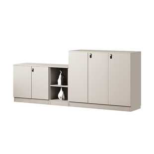 办公室矮柜文件柜木质隔断柜柜子储物柜长条柜打印机柜收纳柜