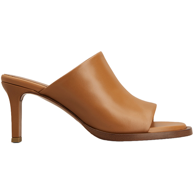 TOD'S女士皮革高跟穆勒鞋