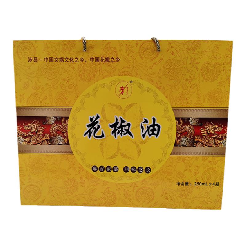 送油嘴250ml 4瓶女娲花椒油麻油瓶凉拌藤椒礼盒装醇正花椒