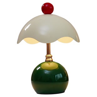 蛋壳台灯原创设计创意高级轻奢台灯卧室床头柜全光谱三色光氛围灯