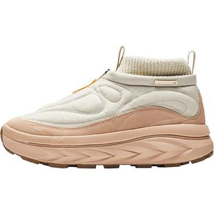 安踏冠军户外开山1-Snowflake女冬季休闲加绒中帮棉鞋122548807A