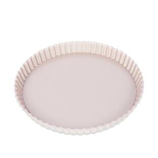 学厨 金色花边蛋挞盘11寸圆形挞盘活底不沾烤盘家用蛋糕烘焙模具