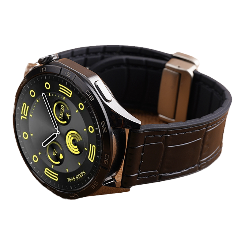 玩物尚智适用华为GT5手表gt4皮带watch4pro智能gt3新款磁吸扣gt2男女生秋冬46mm腕带荣耀magic2运动buds配件