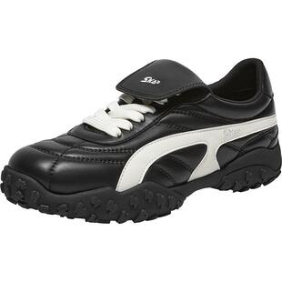 SKAP圣伽步女鞋2026春季新款德训鞋舒适薄底复古翻盖女款休闲鞋