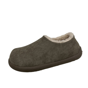 棉鞋土豆雪地靴加绒勃肯棉鞋女软底防滑厚底复古包头毛毛鞋短筒靴