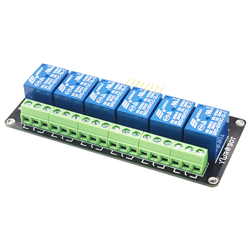 【YwRobot】适用于Arduino  1-8路大电流继电器模块松乐5V开关10A