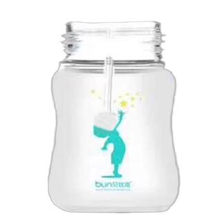 BUN贝优能硅胶玻璃奶瓶瓶身喷涂宽口径90ml120ml160ml240ml280ml