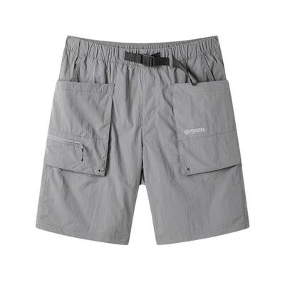 outdoor products 春夏新品男梭织短裤防泼水多口袋工装短裤
