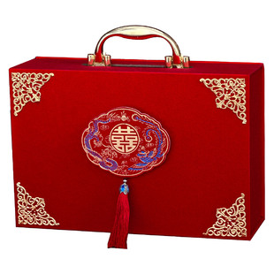 礼金箱彩礼钱盒子现金彩礼盒订婚彩礼箱聘金盒礼金盒结婚用品大全