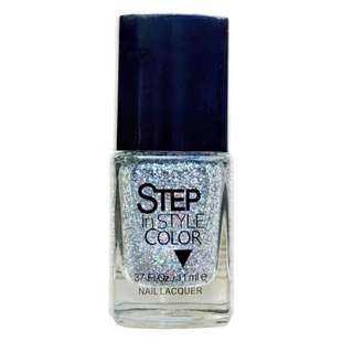 爆闪钻石山 俄罗斯dance legend指甲油STEP银色holo全息亮片5free