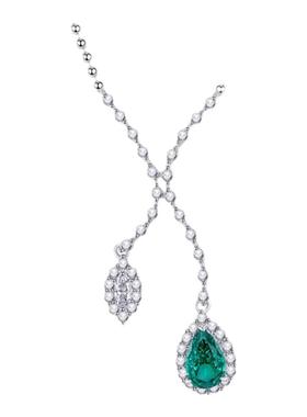 chin时尚水滴人鱼项链