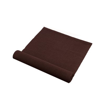 纯手工加厚功夫茶道苎麻布艺桌旗