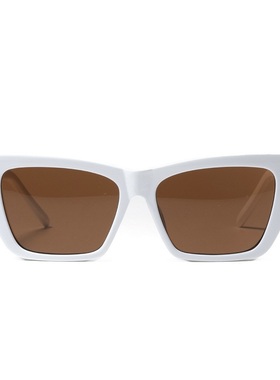 stb白色猫眼ark墨镜平替尖角方形