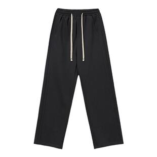 回力运动裤子男款春秋新款直筒宽松男士休闲长裤黑色卫裤冬季加绒