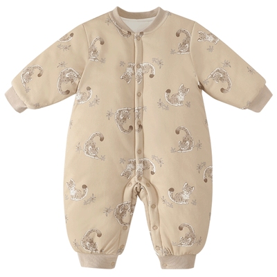 巴厘小猪宝宝连体衣冬季棉服哈衣