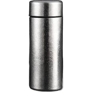 内外纯钛保温杯小容量200ml户外便携迷你口袋杯双层真空泡茶水杯