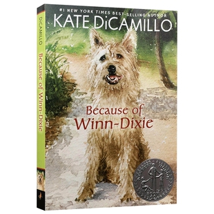 傻狗温迪克-美版 英文原版 Because of Winn-Dixie 2001纽伯瑞银奖 都是戴茜惹的祸 儿童文学小说 英文版 进口原版英语书籍