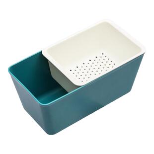 客厅家用果糖盒嗑瓜子双层水果盘创意零食干果沥水篮新品