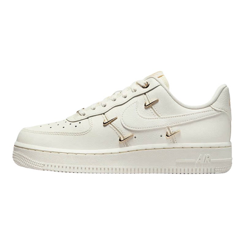 Nike耐克2025冬新款女子空军一号小金钩复古休闲运动鞋FV3654-111