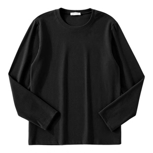 JIEYI 纯色黑科技德绒自发热T恤衫磨毛德绒T恤内搭打底衫保暖上衣