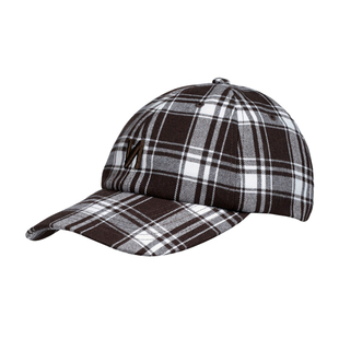 niko and ...帽子2025春夏简约文艺气质休闲格纹棒球帽985012