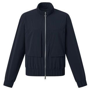 Hazzys哈吉斯短款立领夹克衫女士春夏季休闲通勤纯色时尚外套上衣