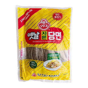 韩式不倒翁粉丝500g袋装韩式杂菜用红薯地瓜粉条Q弹筋道粉丝杂烩