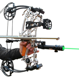 獠牙201复合弓两用钢珠弓猛禽正品弓箭成年人专用弹弓神机辅助杆