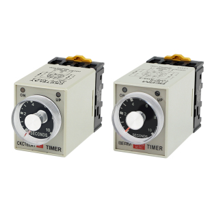 时间继电器AH3-3 AC220V DC24V DC12V通电延时继电器AH3-2定时器