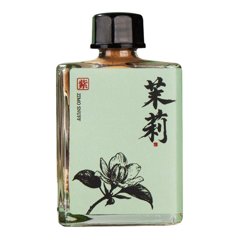 紫墨天然茉莉鼻烟粉薄荷鼻吸粉开鼻烟