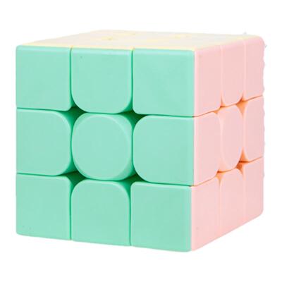 得力马卡龙二阶三阶顺滑儿童魔方