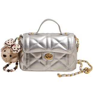 今年流行爆款小包包女2026新款夏季百搭链条斜挎包精致手提小方包