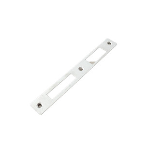 铝合金门锁扣板导向片断桥门搭扣门锁平扣板加高锁条铝门锁扣条