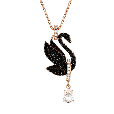 施华洛世奇黑天鹅项链