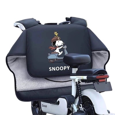 电动车挡风被冬季加绒加厚电瓶防水防风罩春秋四季通用冬款防雨