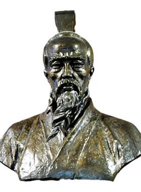 校园文化户外摆件头像玻璃钢仿铜