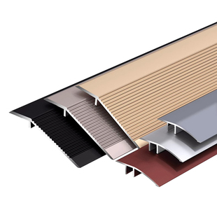 加厚铝合金高低扣压条木地板大小落差接缝条门槛过门压边条收边条