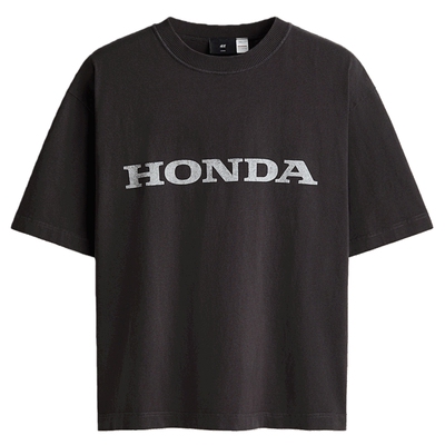 【Honda】HM男装T恤2026夏季新款宽松字母印花短袖上衣1331358
