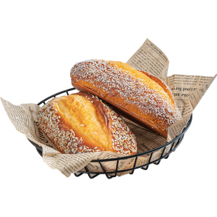 面包模型大列巴仿真蛋糕店摆拍食物拍照道具店铺展厅橱窗装饰摆件