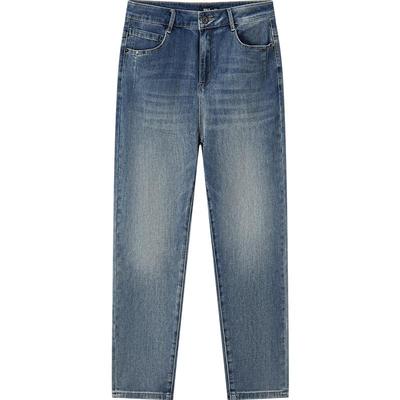 森马小脚裤经典复古水洗牛仔裤男