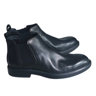 如若无物感！轻奢胎牛皮！Q弹软底！切尔西靴子休闲正装套脚皮靴