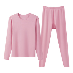 三枪女款弹力保暖内衣套装秋冬防寒亲肤女士加绒加厚冬季秋衣秋裤