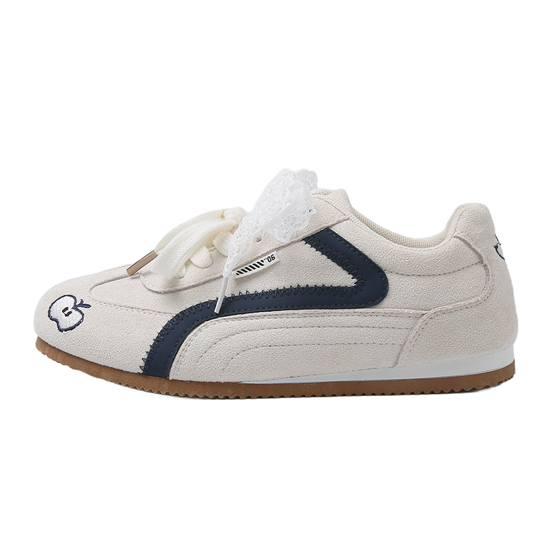 软底德训运动鞋女2025新款秋季超火百搭小白鞋不累脚阿甘跑步鞋子