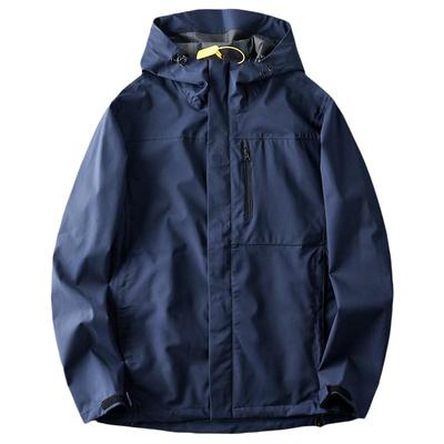 全压胶防水薄款美式机能冲锋衣