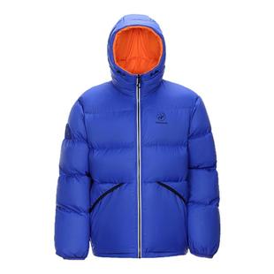 骆驼熊猫黑色羽绒服女冬小个子新款加厚防风保暖面包服冬装外套男