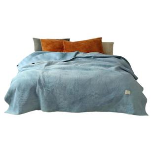 撸猫毯牛奶绒盖毯保暖毛毯加厚珊瑚绒毯铺床毯子午睡毯沙发毯冬季