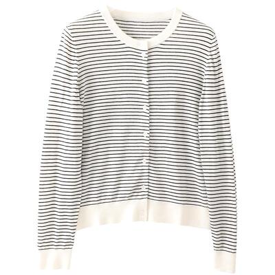 拉维妮娅法式V领羊毛针织衫