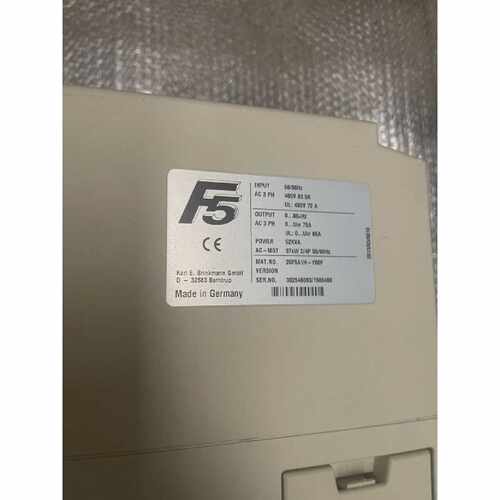 KEB COMBIVERT F5 20F5A1HY00F Drive Controller 37kW  759 Hour