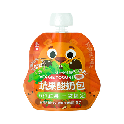 乐纯婴标蔬果酸奶包80g*20袋